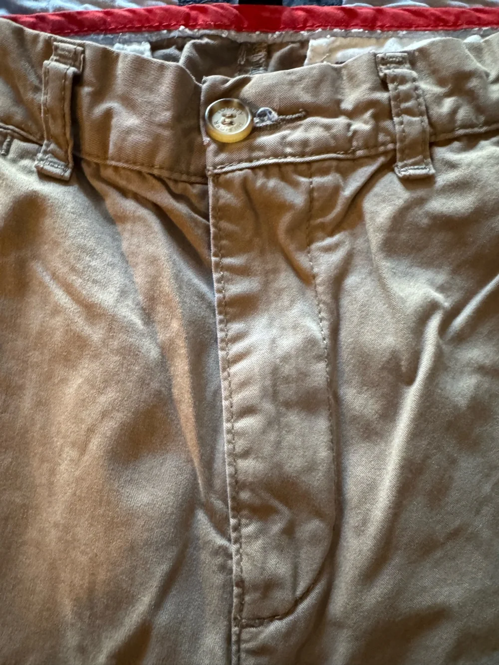 Tommy Hilfiger Men's Khaki Chinos in Light Brown Sz 34-Like New!